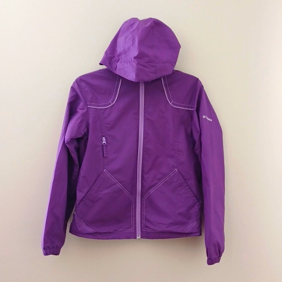 GIRLS COLUMBIA JACKET WITH HOOD - Picture 4 of 5